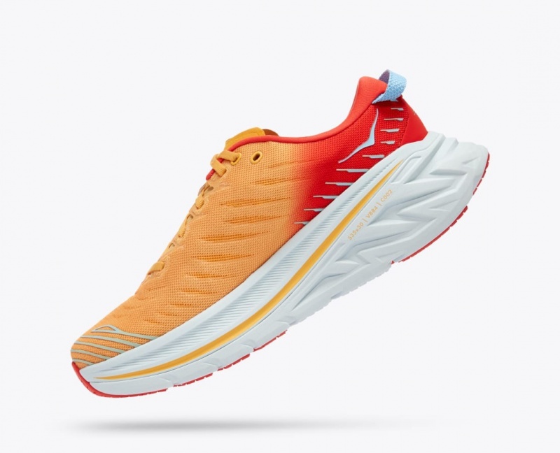 Chaussure Running HOKA Bondi X Homme Orange Rouge | 3617JMQEO