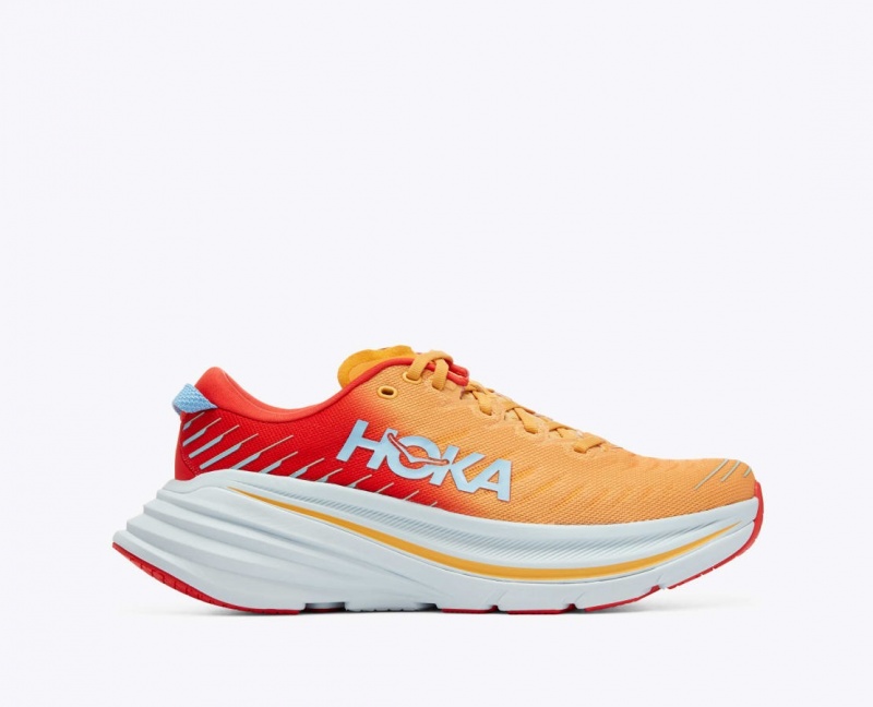 Chaussure Running HOKA Bondi X Homme Orange Rouge | 3617JMQEO