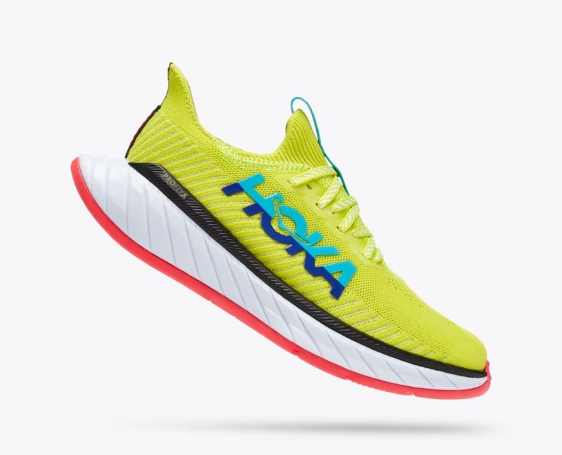 Chaussure Running HOKA Carbon X 3 Femme Vert Turquoise | 5936GSFJW