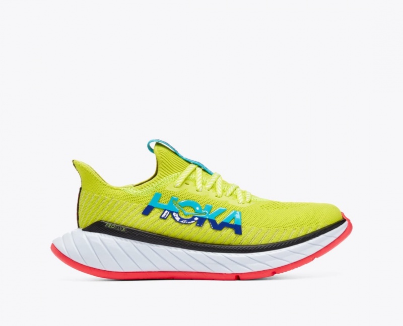 Chaussure Running HOKA Carbon X 3 Femme Vert Turquoise | 5936GSFJW