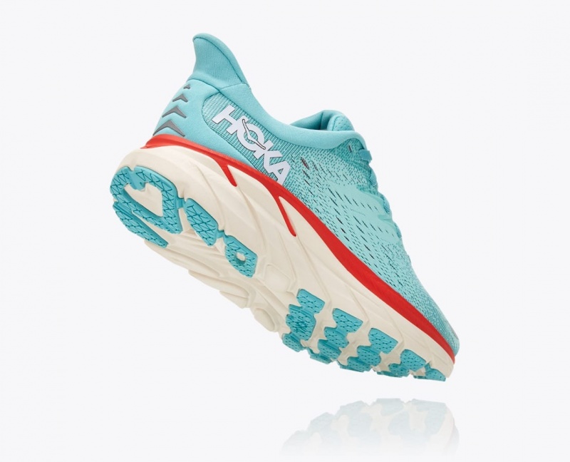 Chaussure Running HOKA Clifton 8 Femme Turquoise | 9430QAEKG