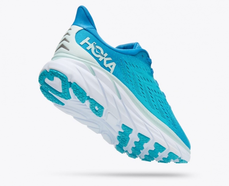 Chaussure Running HOKA Clifton 8 Homme Turquoise | 2405TLPJI