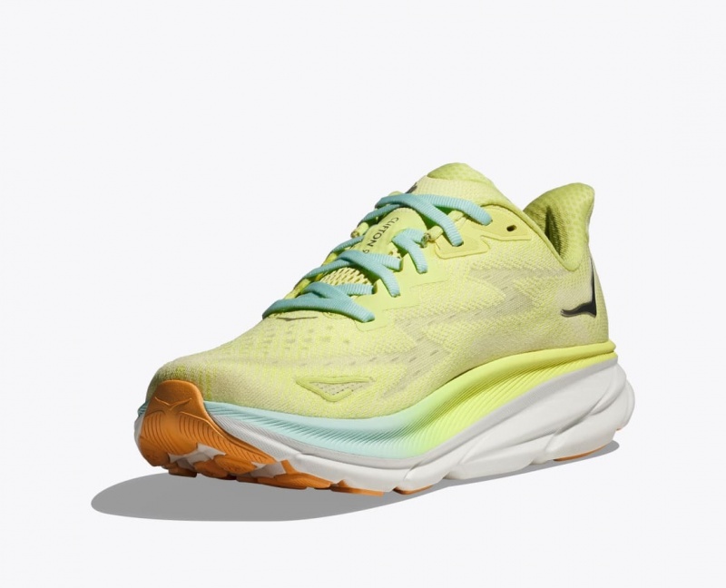 Chaussure Running HOKA Clifton 9 Femme Vert Clair | 4315YZWJN