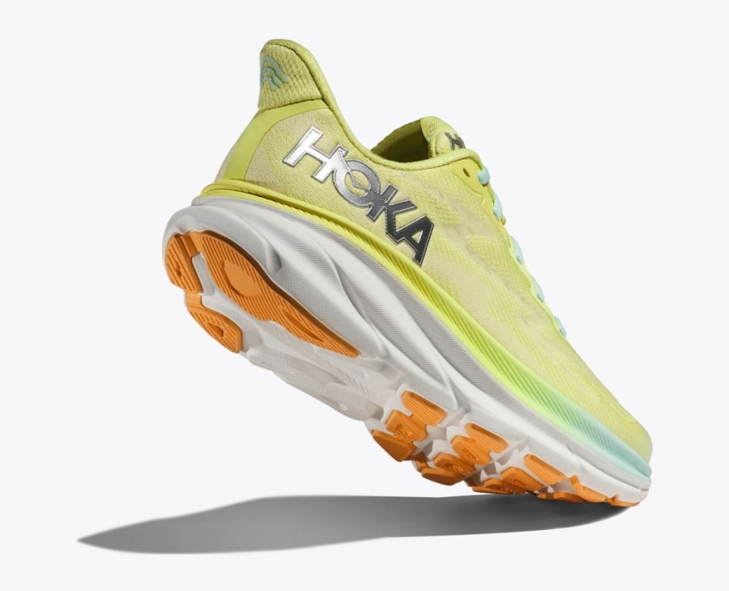 Chaussure Running HOKA Clifton 9 Femme Vert Clair | 4315YZWJN