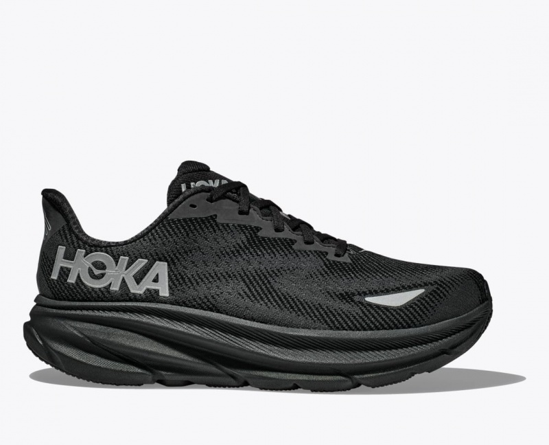 Chaussure Running HOKA Clifton 9 GTX Femme Noir | 0234RMPDX