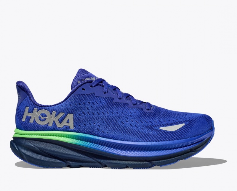 Chaussure Running HOKA Clifton 9 GTX Homme Bleu | 1570DGAQZ