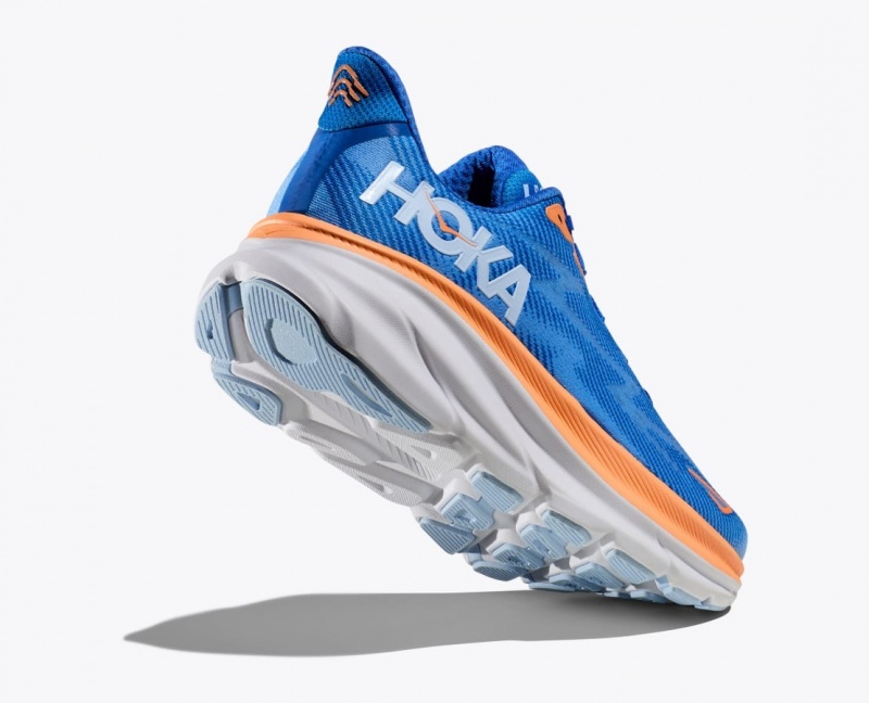 Chaussure Running HOKA Clifton 9 Homme Bleu Orange | 1654BCPIV