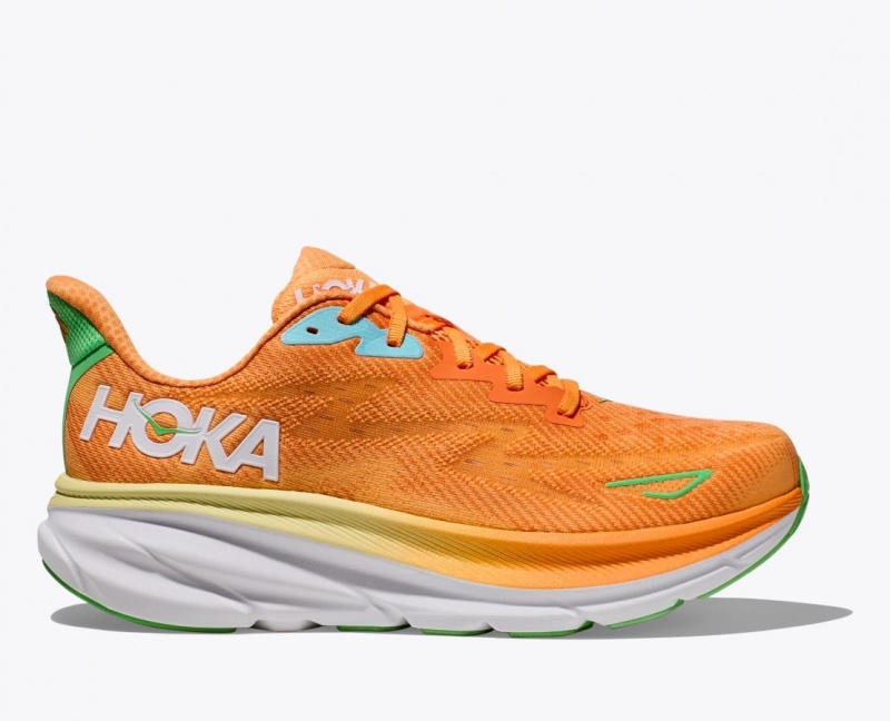 Chaussure Running HOKA Clifton 9 Homme Orange | 5469CTERK