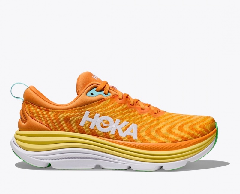 Chaussure Running HOKA Gaviota 5 Homme Orange Jaune | 0534ERHVA