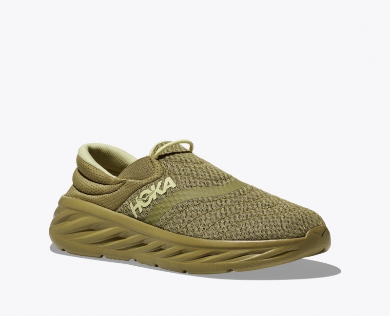 Chaussure Slip On HOKA Ora Recovery 2 Homme Vert Olive | 1073QIZWC