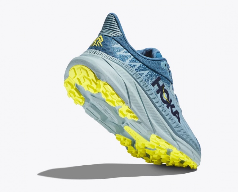 Chaussure Trail Running HOKA Challenger 7 Homme Bleu Bleu Clair | 2486LFRDP