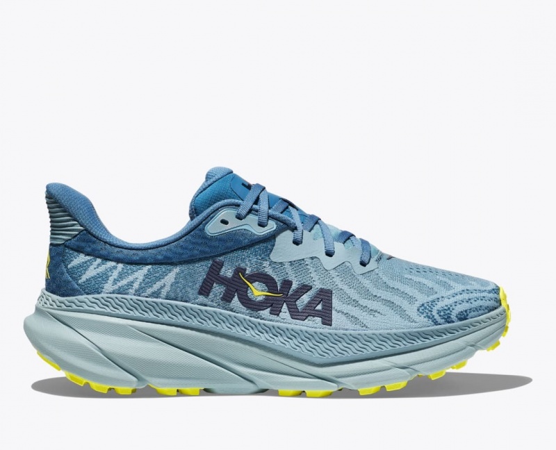 Chaussure Trail Running HOKA Challenger 7 Homme Bleu Bleu Clair | 2486LFRDP