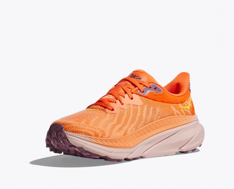 Chaussure Trail Running HOKA Challenger 7 Femme Orange | 7930BTQCE