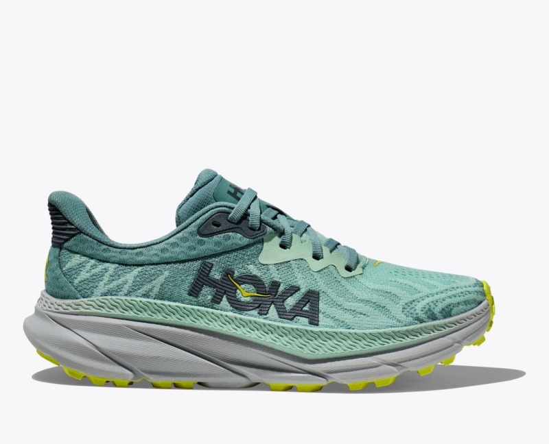 Chaussure Trail Running HOKA Challenger 7 Femme Menthe | 7698WMXIT