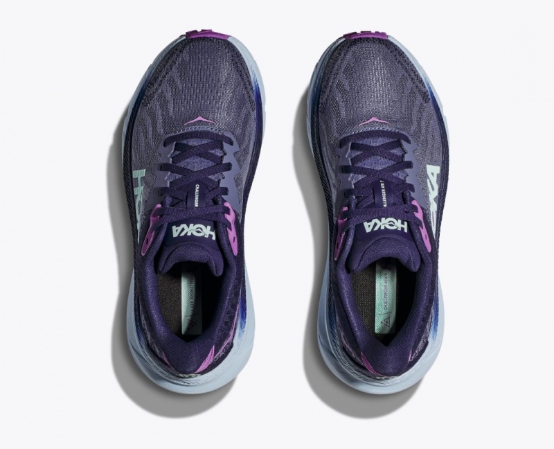 Chaussure Trail Running HOKA Challenger 7 Femme Violette | 0875FMRVG