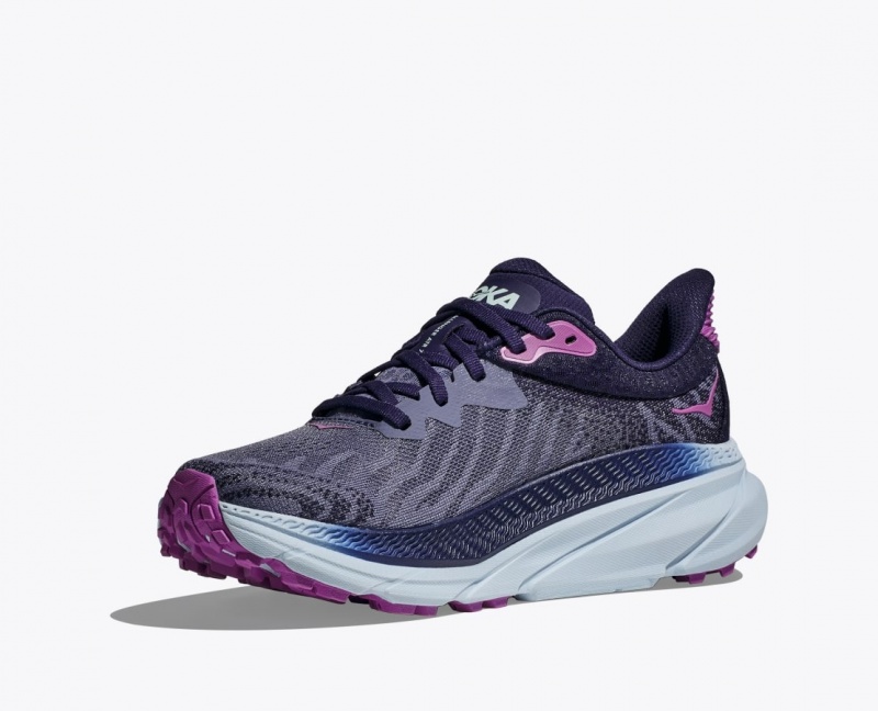 Chaussure Trail Running HOKA Challenger 7 Femme Violette | 0875FMRVG