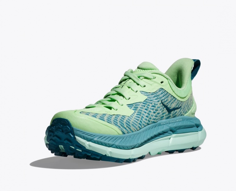 Chaussure Trail Running HOKA Mafate Speed 4 Femme Vert | 0573MHTVR