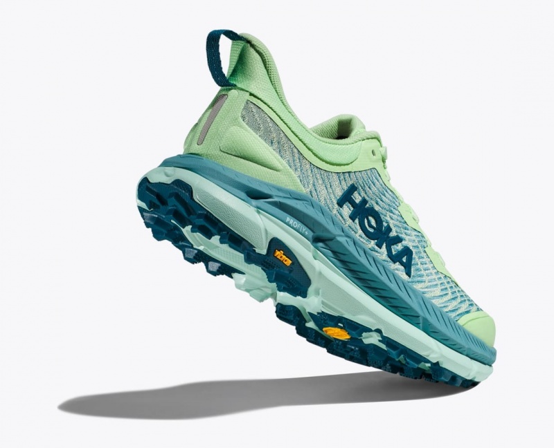 Chaussure Trail Running HOKA Mafate Speed 4 Femme Vert | 0573MHTVR