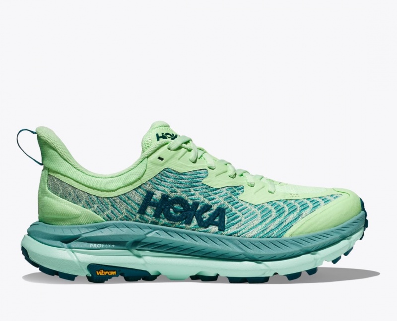 Chaussure Trail Running HOKA Mafate Speed 4 Femme Vert | 0573MHTVR