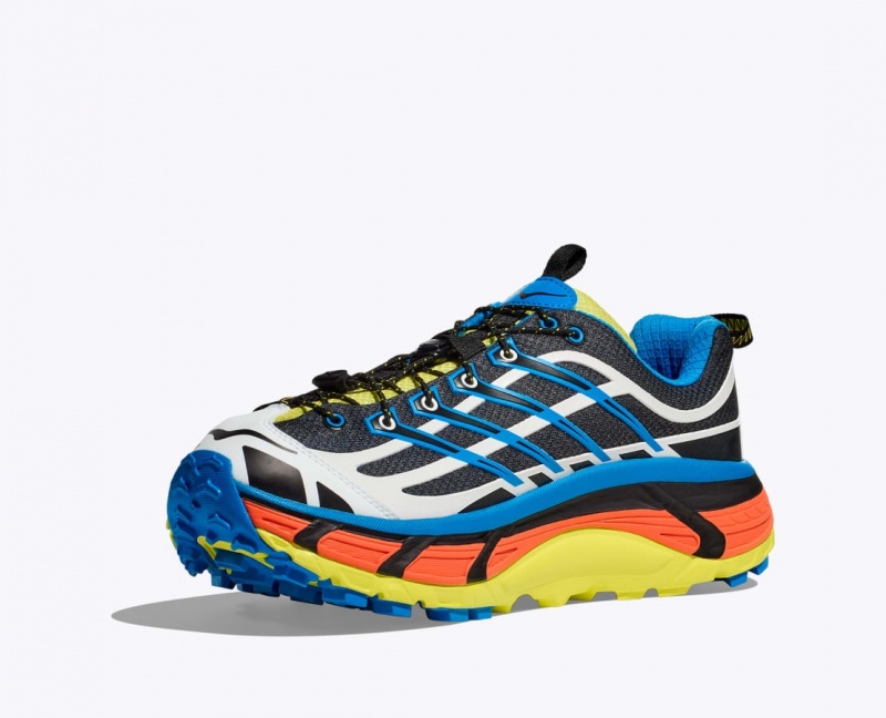 Chaussure Trail Running HOKA Mafate Three2 Femme Noir Bleu | 7851HBANL