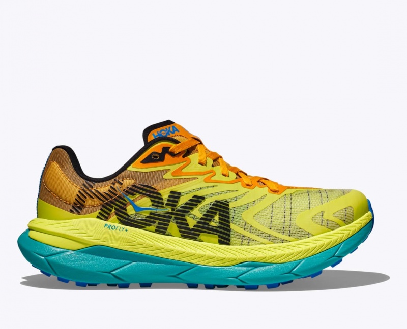 Chaussure Trail Running HOKA Tecton X 2 Homme Vert Orange | 3945WYCAL