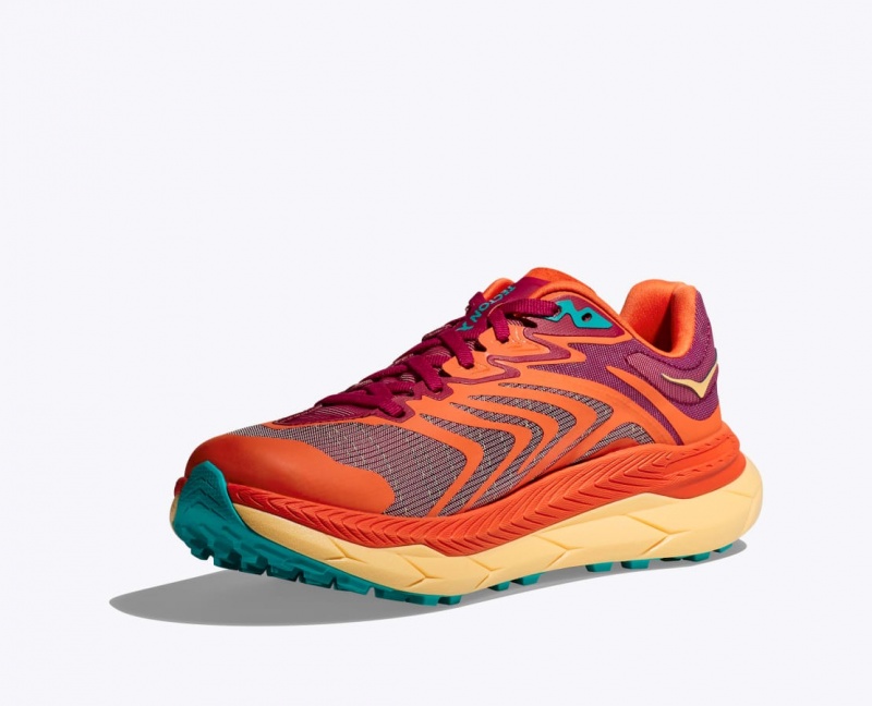 Chaussure Trail Running HOKA Tecton X 2 Homme Rouge Rouge Foncé | 7093YJBPL