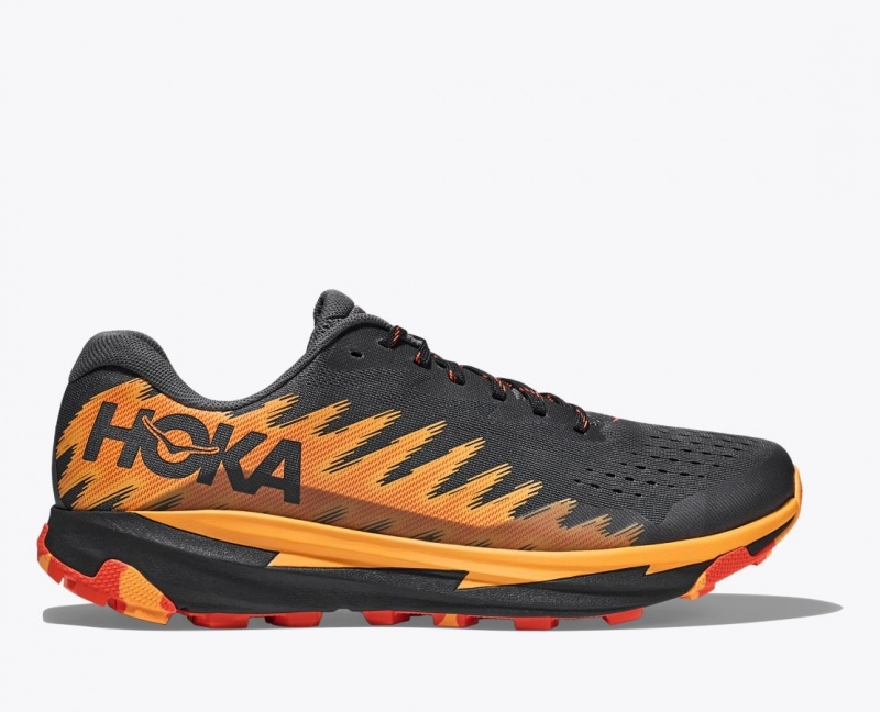 Chaussure Trail Running HOKA Torrent 3 Homme Noir Orange | 6938EPXZK