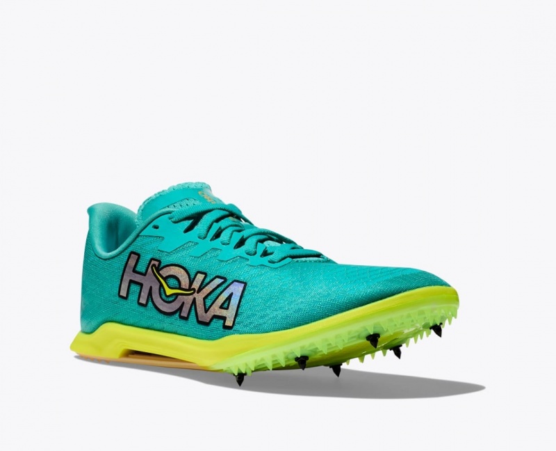 Chaussure d'Athlétisme HOKA Cielo X 2 MD Femme Turquoise | 1296TCQGU