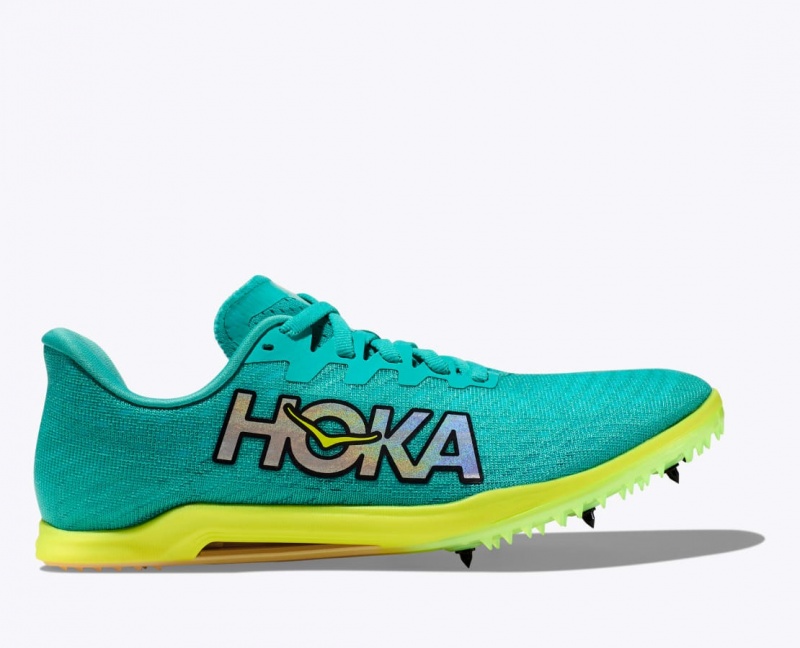 Chaussure d\'Athlétisme HOKA Cielo X 2 MD Femme Turquoise | 1296TCQGU