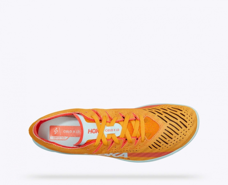 Chaussure d'Athlétisme HOKA Cielo X LD Femme Orange | 5087NWDEK