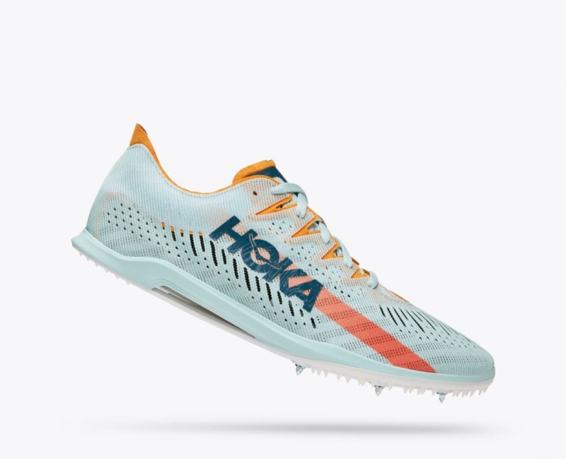 Chaussure d'Athlétisme HOKA Cielo X MD Femme Turquoise Clair | 3926YKMPH