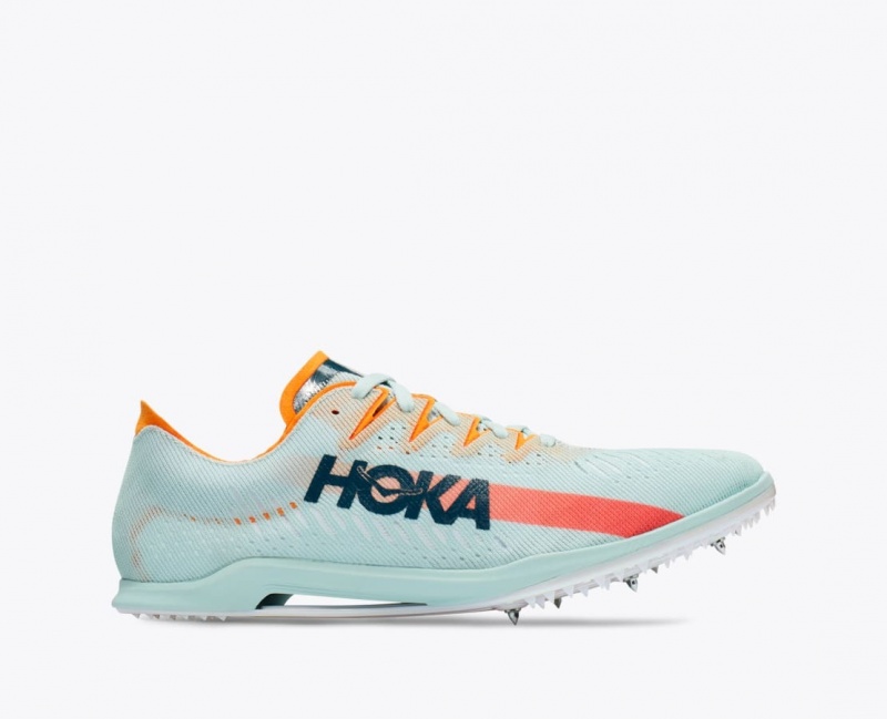 Chaussure d\'Athlétisme HOKA Cielo X MD Homme Turquoise Clair | 4063PRGNQ