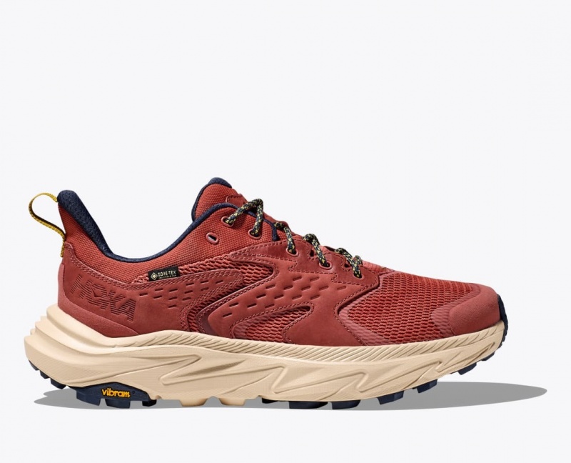 Chaussure de Randonnée HOKA Anacapa 2 Low GTX Homme Rouge Marron | 8510YPVSI