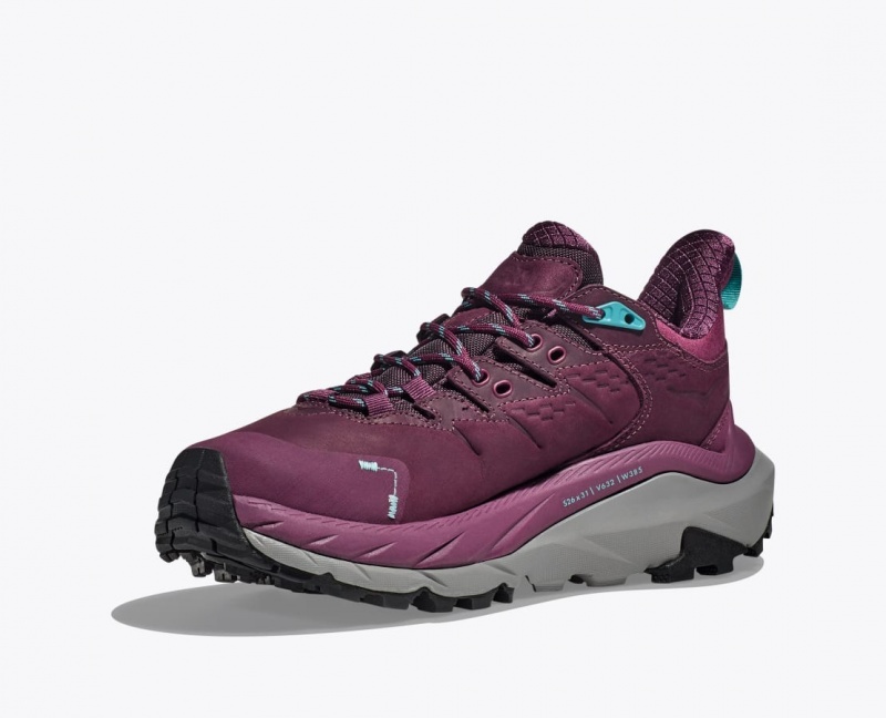 Chaussure de Randonnée HOKA Kaha 2 Low GTX Femme Rouge Foncé | 1785KZDSO