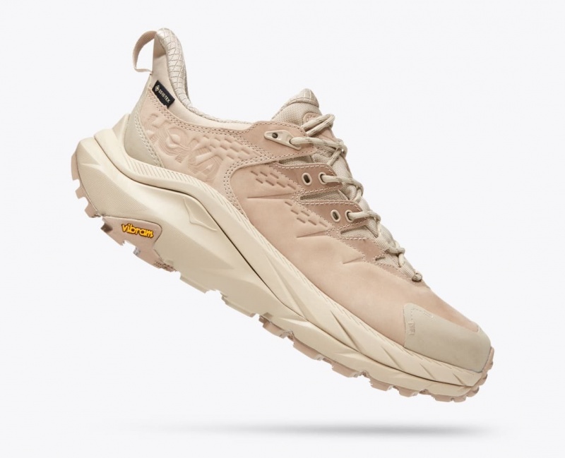 Chaussure de Randonnée HOKA Kaha 2 Low GTX Femme Beige Kaki | 0845XILEJ