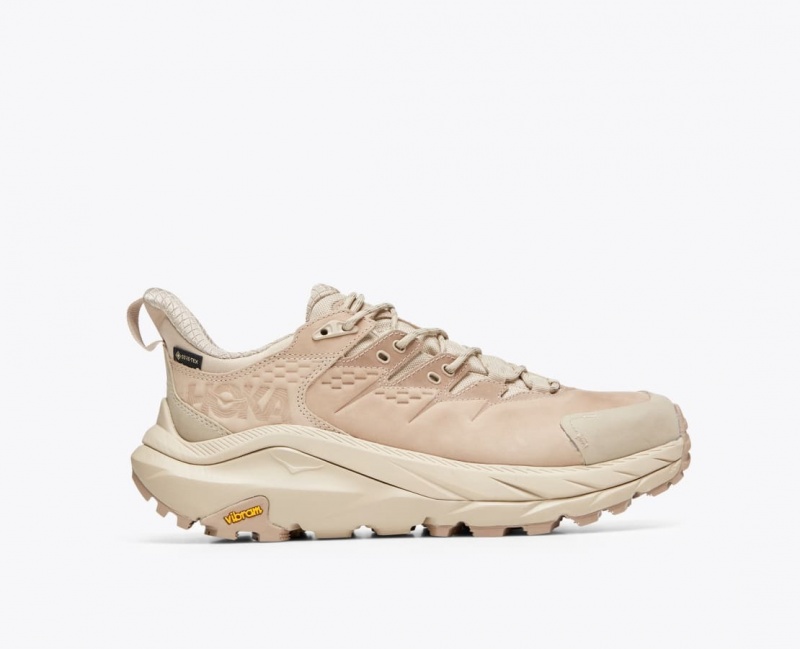 Chaussure de Randonnée HOKA Kaha 2 Low GTX Femme Beige Kaki | 0845XILEJ