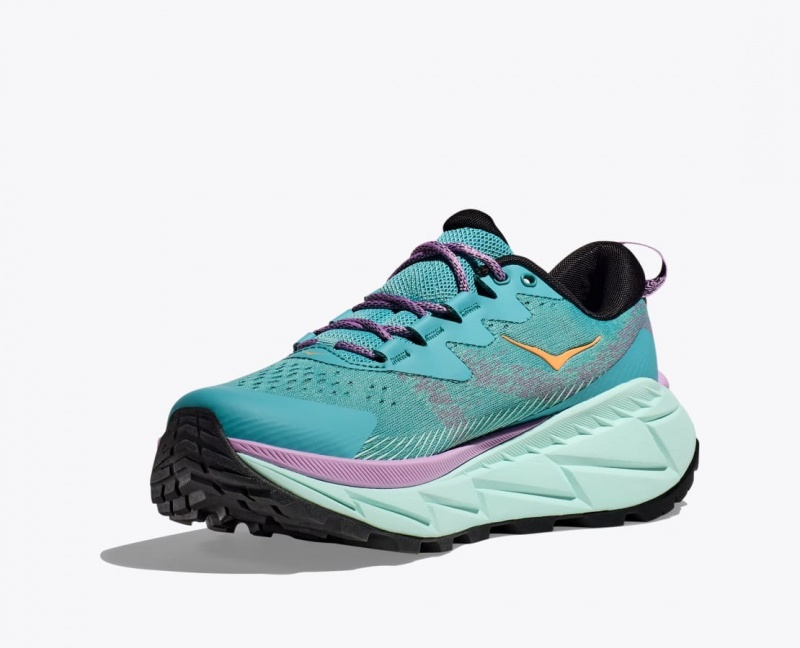 Chaussure de Randonnée HOKA Skyline-Float X Femme Turquoise | 1932GBFME