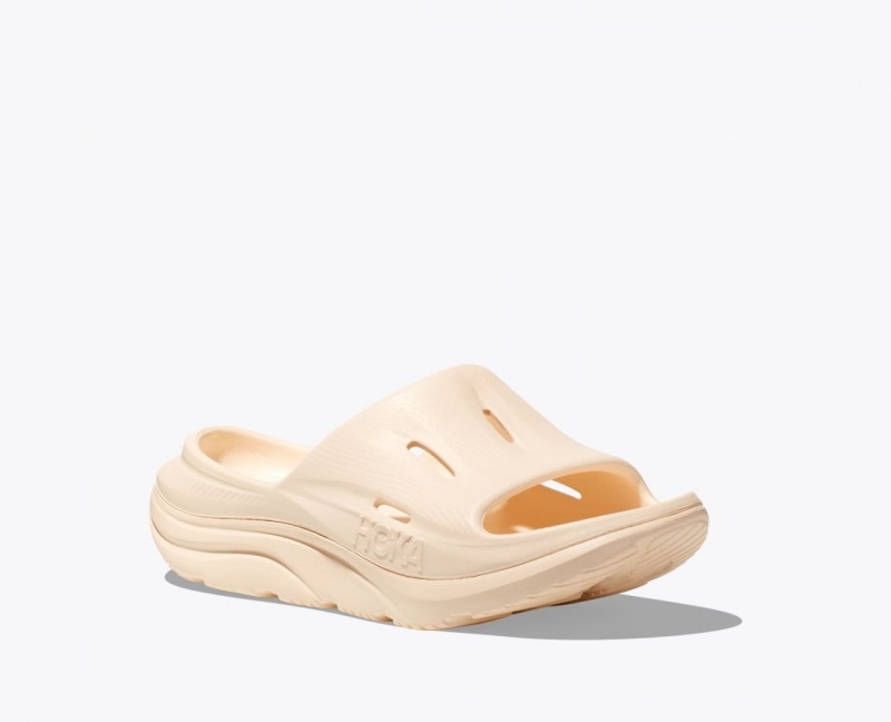 Claquette HOKA Ora Recovery 3 Enfant Beige | 8475HQTXZ