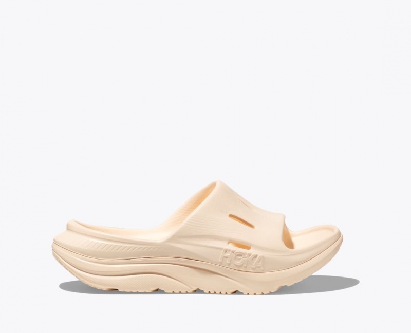 Claquette HOKA Ora Recovery 3 Enfant Beige | 8475HQTXZ