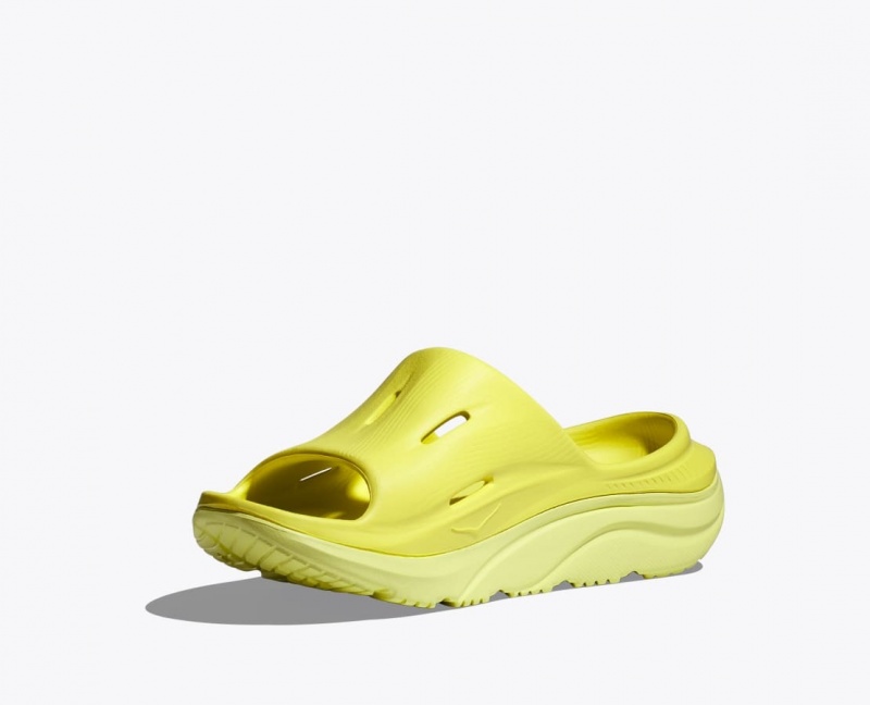 Claquette HOKA Ora Recovery 3 Enfant Jaune | 9802IFHCX