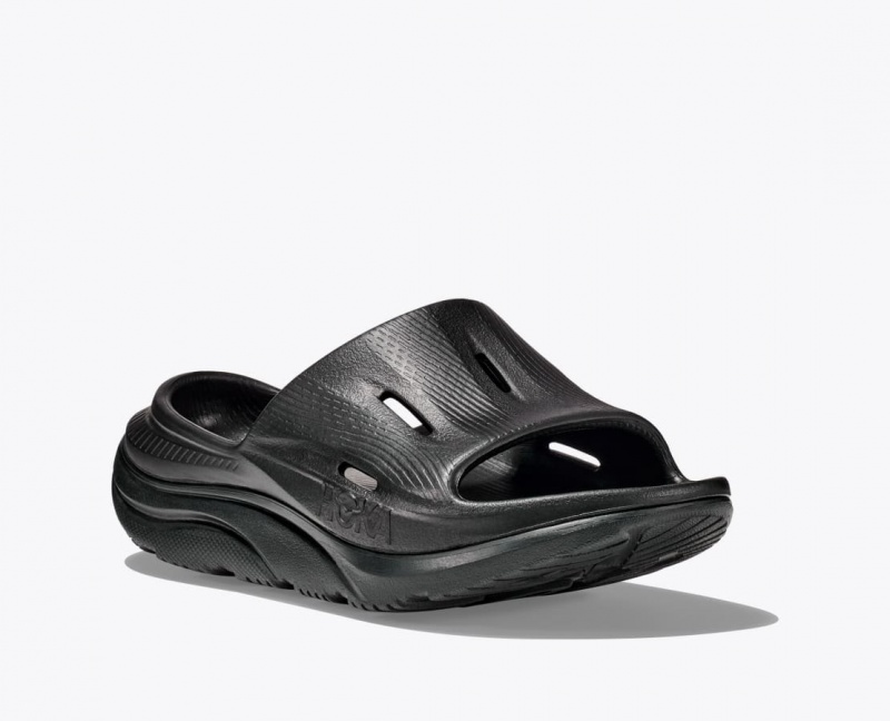 Claquette HOKA Ora Recovery 3 Enfant Noir | 4713WBGUF