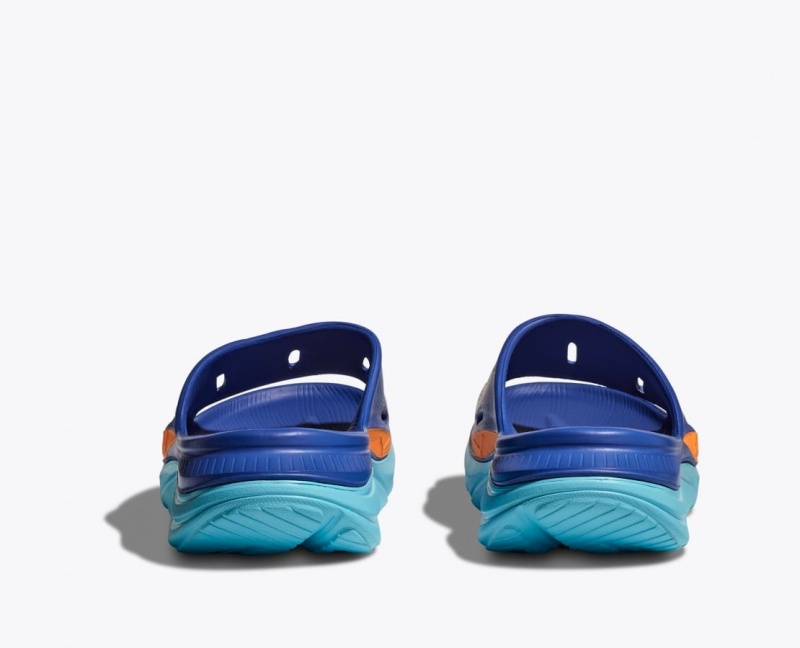 Slide HOKA IRONMAN Ora Recovery Femme Bleu | 7509GEBWK