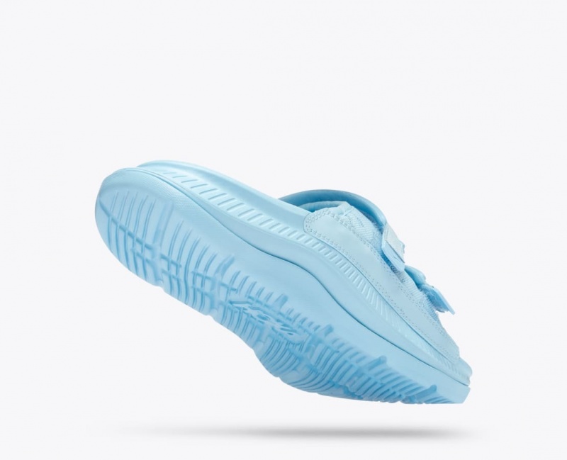 Slide HOKA Ora Luxe Homme Bleu Clair | 8971EVJUL