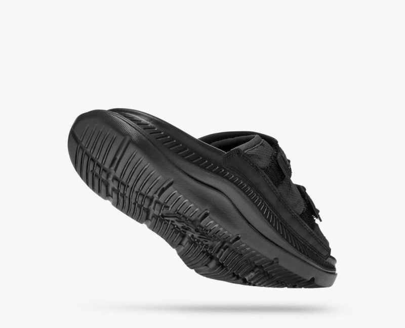 Slide HOKA Ora Luxe Homme Noir | 9615RVSYN