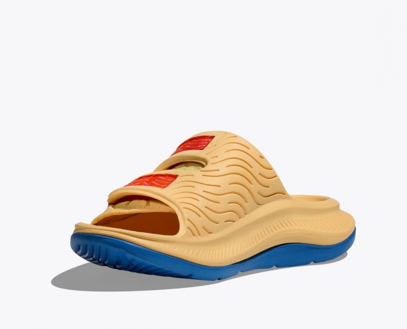 Slide HOKA Ora Luxe Homme Orange Clair | 4573WYKCG