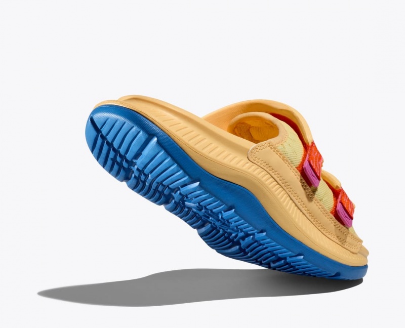 Slide HOKA Ora Luxe Homme Orange Clair | 4573WYKCG