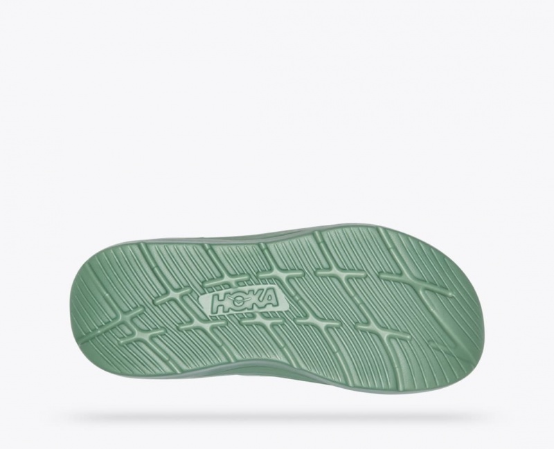 Slide HOKA Ora Luxe Homme Vert | 8740DMCTO