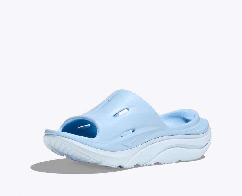 Slide HOKA Ora Recovery 3 Femme Bleu Clair | 5307YRUZC