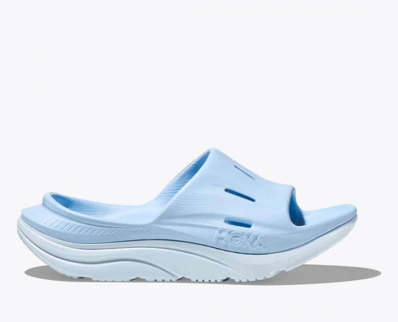 Slide HOKA Ora Recovery 3 Femme Bleu Clair | 5307YRUZC