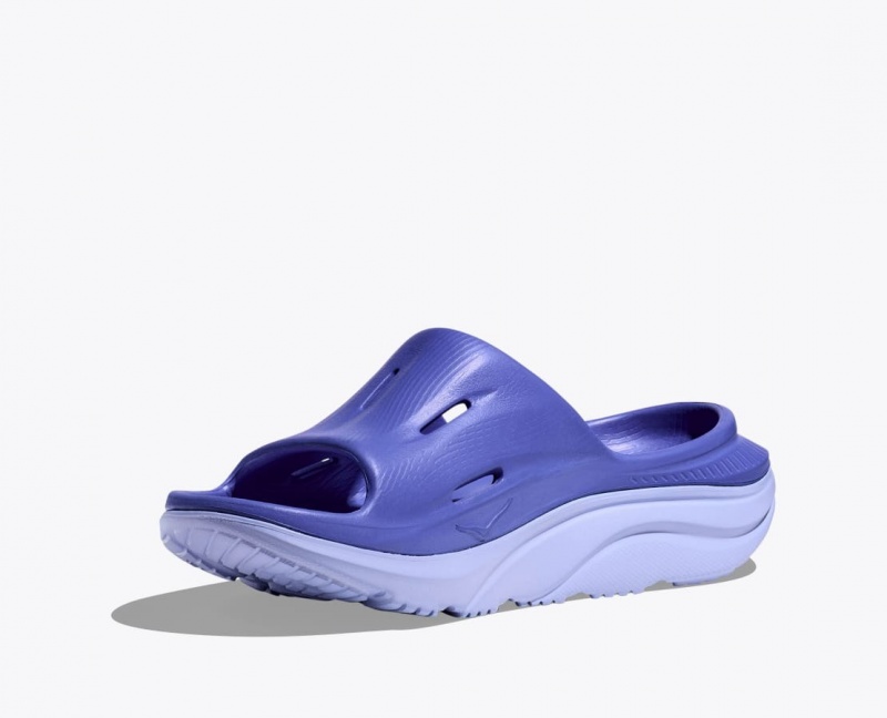 Slide HOKA Ora Recovery 3 Femme Bleu Marine | 1345WPHFE